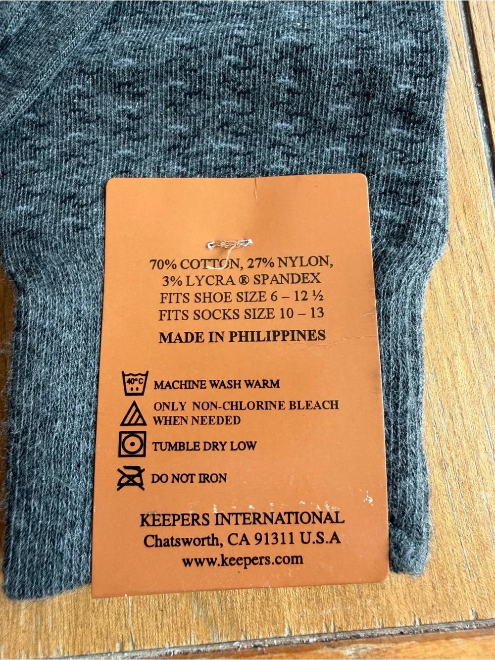 Florsheim Men's Light Beige Smooth Toe Dress Sock bundle